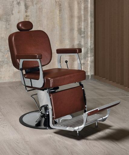 Barber chair for hairdresser: Elite - In foto: SH/268-6 - Colore: Vintage Wine K7 - Salon Ambience